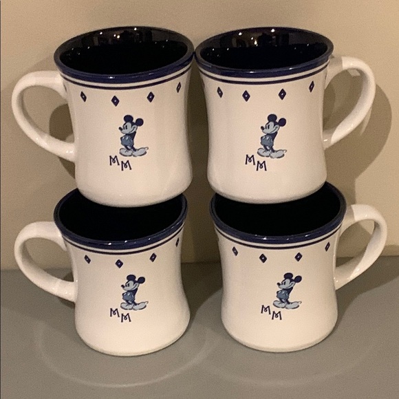 Disney’s Mickey Mouse Coffee Cup Set of 4 - Picture 3 of 12